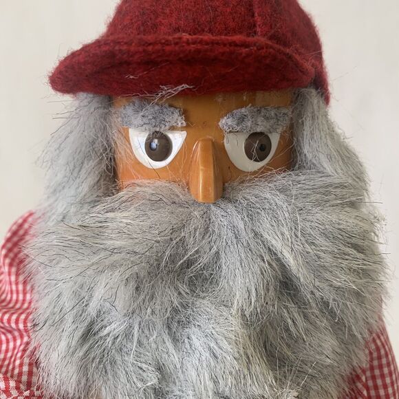 Grandeur Noel 2000 Collector's‎ Edition 17" Wooden Santa Nutcracker Toy Maker - Picture 4 of 16